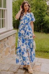 Catalina Island Views Floral Maxi Dress