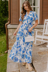 Catalina Island Views Floral Maxi Dress