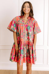 Sunset In Sevilla Floral Mini Dress