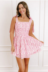 Villa Romance Floral Mini Dress