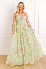 Sauvignon Sweet Floral Maxi Dress