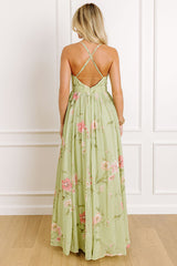 Sauvignon Sweet Floral Maxi Dress