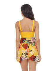 Hazel Blues® | Printed Wide Strap Two-Piece Swim Set
