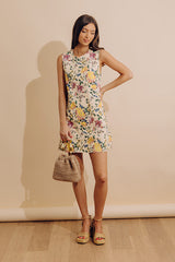 Florence Views Floral Denim Mini Dress