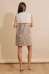Posh Mode Leopard Mini Dress