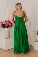 A Little Getaway Woven Maxi Dress