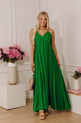A Little Getaway Woven Maxi Dress