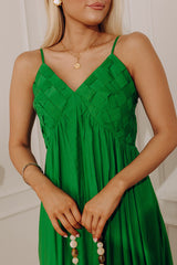 A Little Getaway Woven Maxi Dress