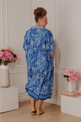 Bloom Bliss Getaway Floral Midi Dress Curves