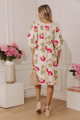 Playful Petals Floral Mini Dress