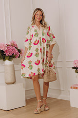 Playful Petals Floral Mini Dress