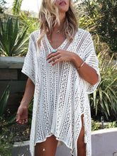 Hazel Blues® | Crochet Knit V-Neck Cover-Up
