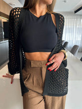 Hazel Blues® | Hollow Out Open Front Cover-Up