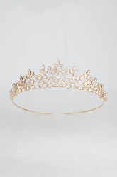 Gold Zirconia Queen Crown
