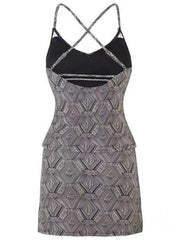 Hazel Blues® | V-Neck Spaghetti Strap Top and Skirt Swim Set