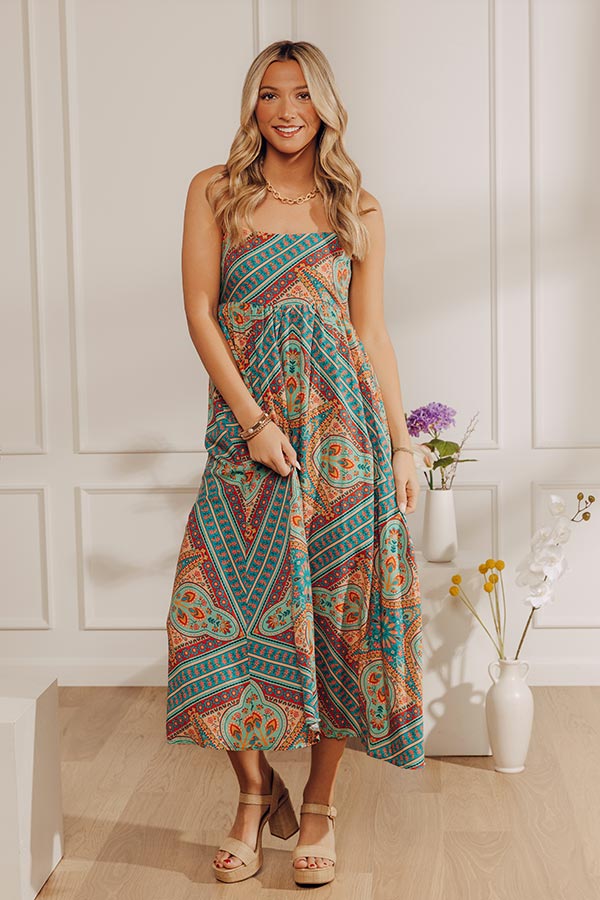 Boho Chic Floral Maxi Dress