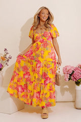 Boho Chic Floral Maxi Dress