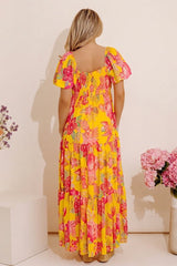 Boho Chic Floral Maxi Dress