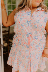 Vacay State Of Mind Eyelet Mini Dress Curves