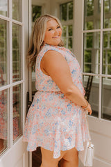 Vacay State Of Mind Eyelet Mini Dress Curves