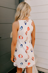 Beach Retreat Linen-Blend Mini Dress