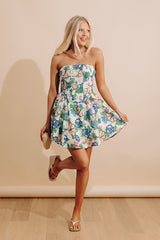 Butterfly Feels Floral Mini Dress