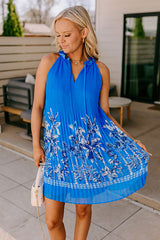 Dreamy Views Pleated Mini Dress
