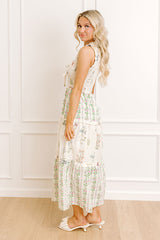 Wildflower Meadows Smocked Midi Dress