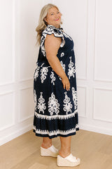 Catching Feelings Midi Dress Curves