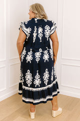 Catching Feelings Midi Dress Curves