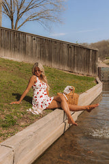 Merci Mon Cherry Mini Dress