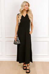 Brunch On The Boardwalk Knit Maxi Dress