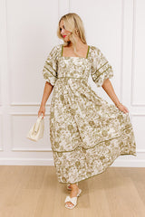 Cottage Bloom Floral Maxi Dress