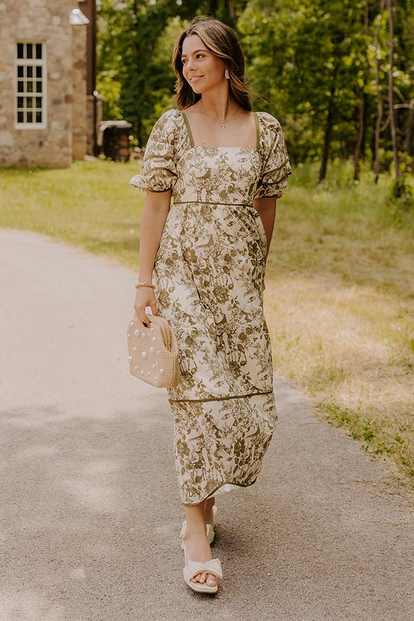 Cottage Bloom Floral Maxi Dress
