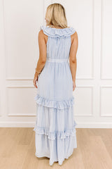 Chateau Vineyard Front Tie Maxi Dress