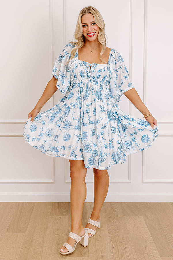 Petal Pop Floral Mini Dress