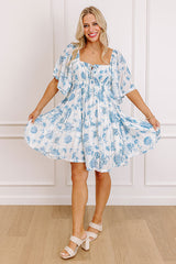 Petal Pop Floral Mini Dress