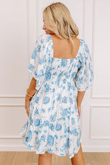 Petal Pop Floral Mini Dress