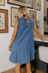 Dockside Happiness Denim Mini Dress