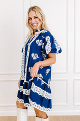 Lei And Mai Tais Floral Mini Dress