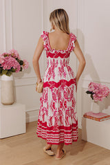 Villa Bound Floral Midi Dress