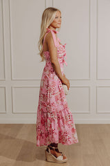 Sunny Blooms Floral Midi Dress