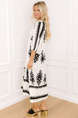 Playa Del Perfection Midi Dress in Cream