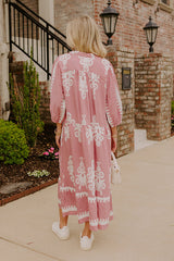 Playa Del Perfection Midi Dress in Dusty Purple