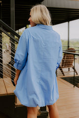 Sunroom Social Button Down Mini Dress