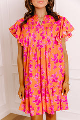 Island Glow Floral Mini Dress