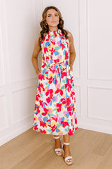 Sunny Disposition Floral Midi Dress