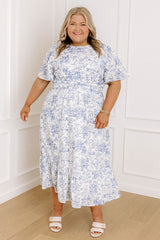 Sail And Petals Midi Dress Curves