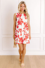 Terrace Blooms Eyelet Mini Dress