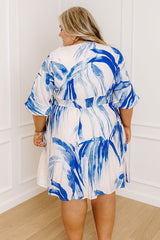 Watercolor Weekend Mini Dress Curves